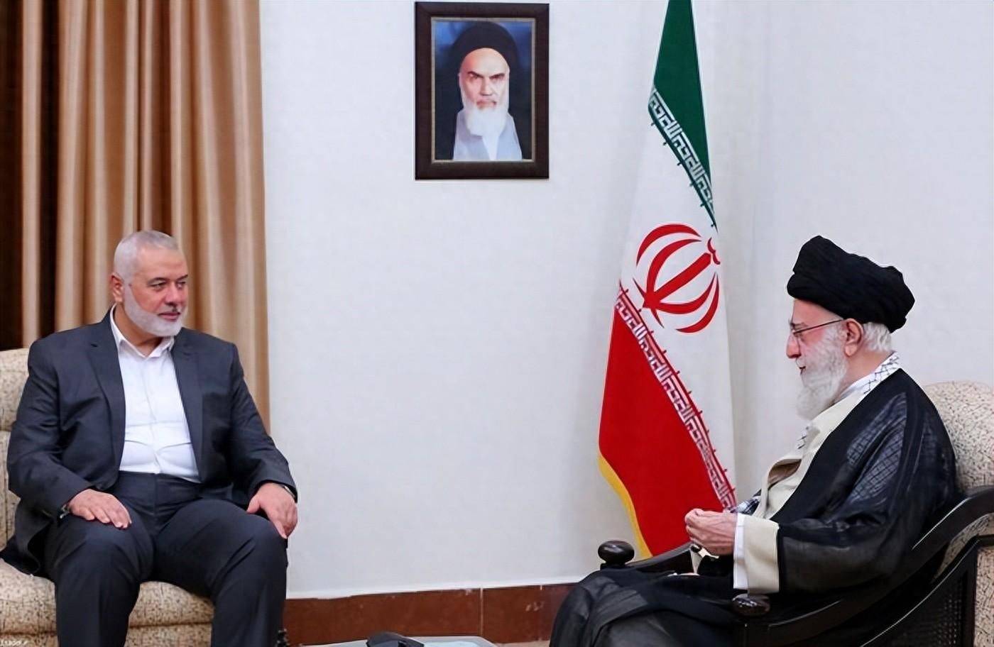 敏感时刻，哈马斯领导人访问伊朗，伊朗给足了面子