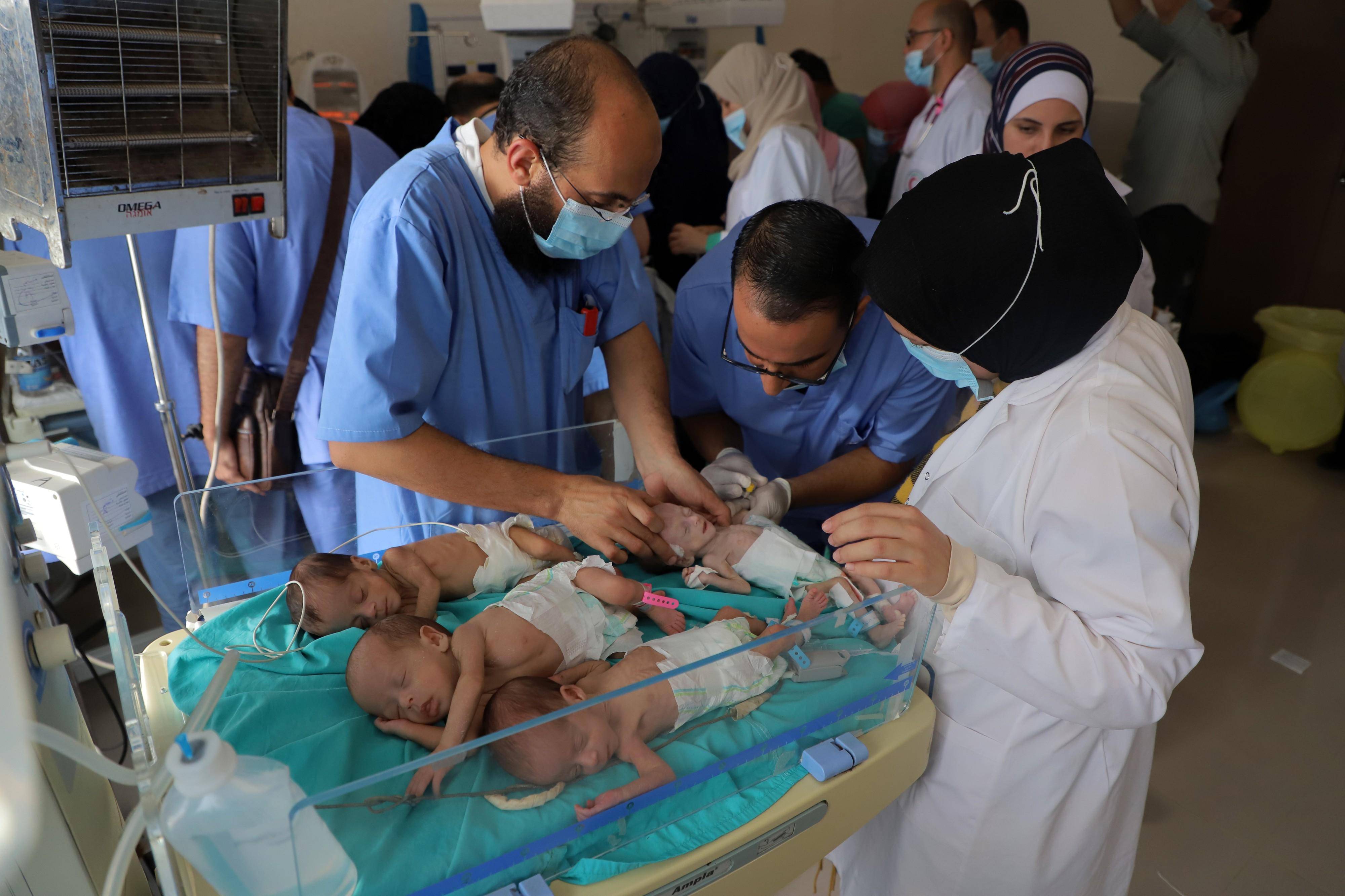 （国际）被困在加沙地带最大医院希法医院的31名早产儿已撤离
