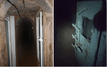 以军发布照片：突破隧道防爆门 称内部有哈马斯指挥中心